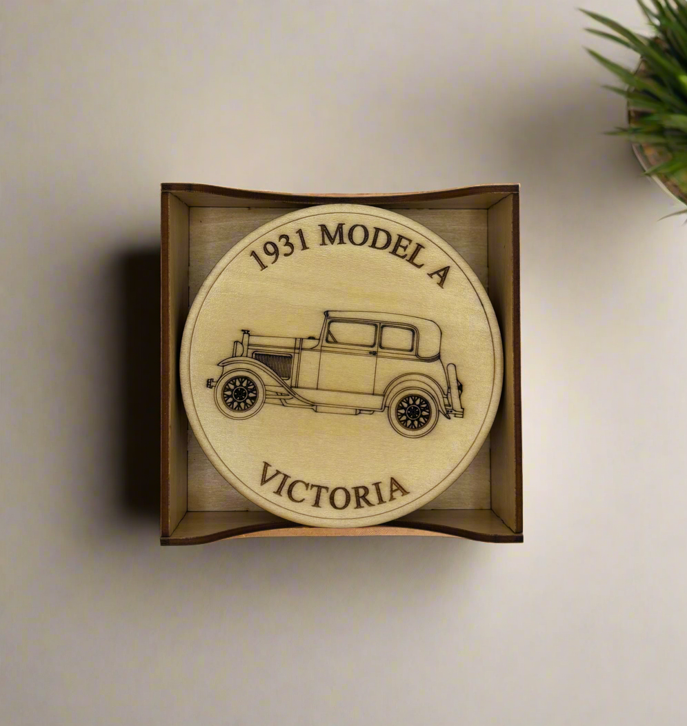 1931 Ford Model A Collection Coaster Set (Set of 6)