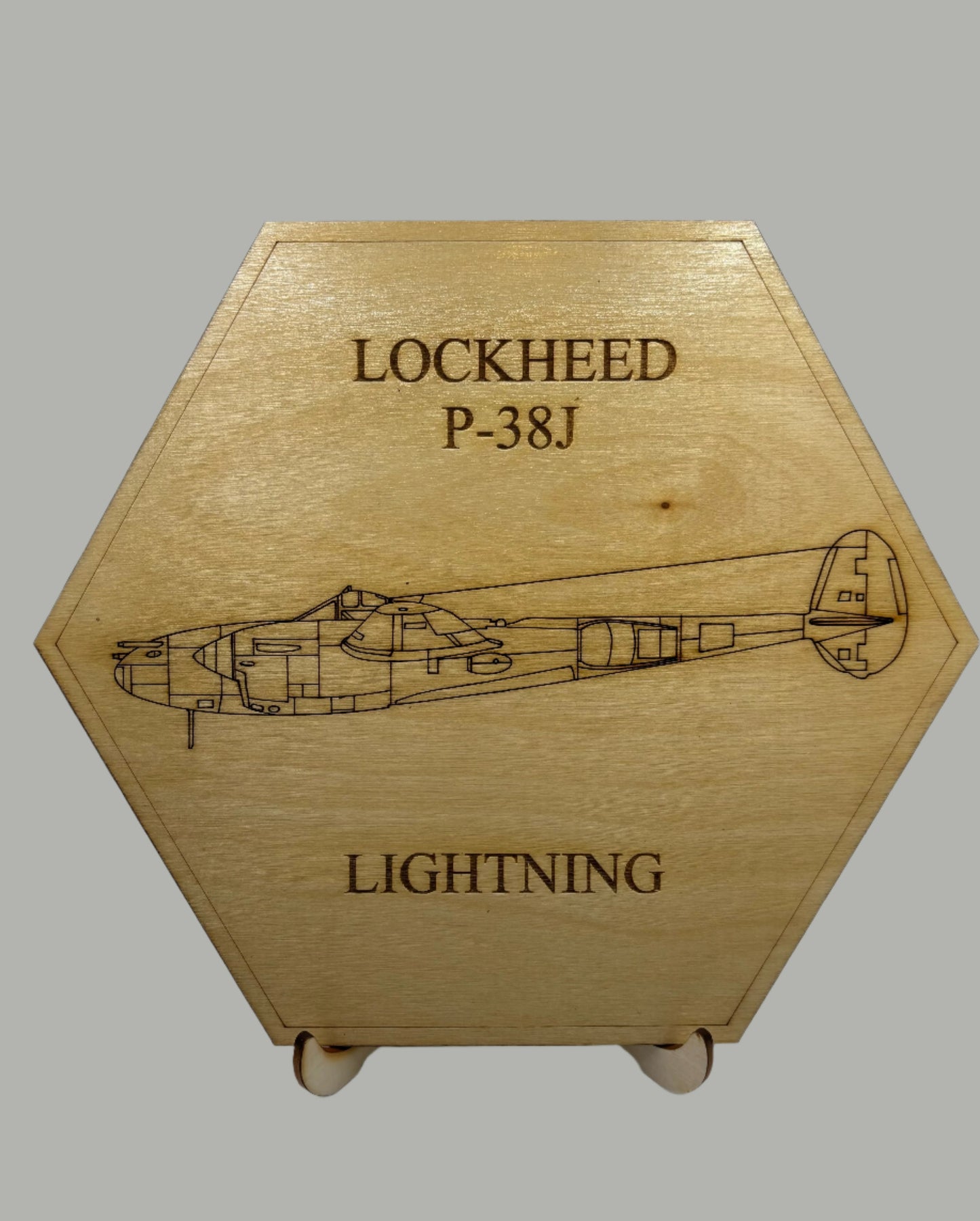 World War II American Airplane Fighter Display or Wall Art (1 piece)