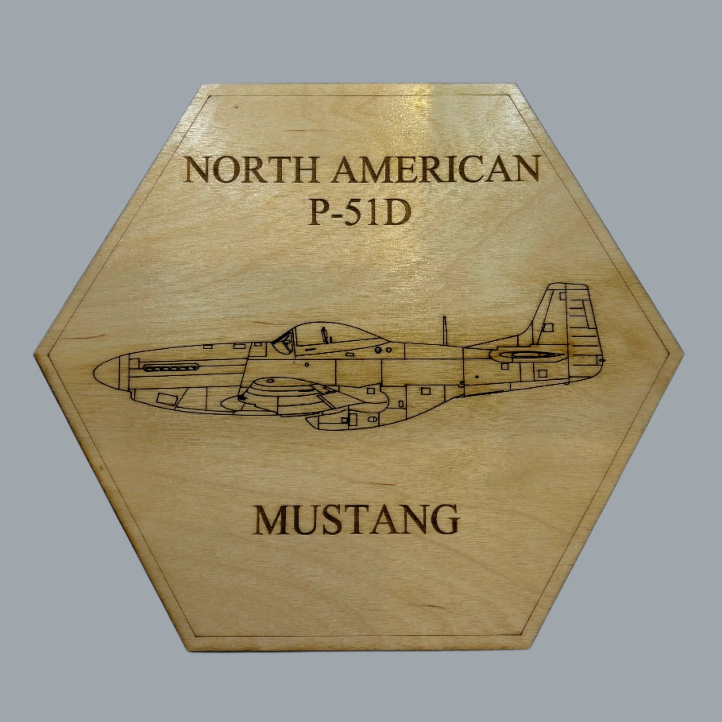 World War II American Airplane Fighter Collection Wall Art (Set of 6)