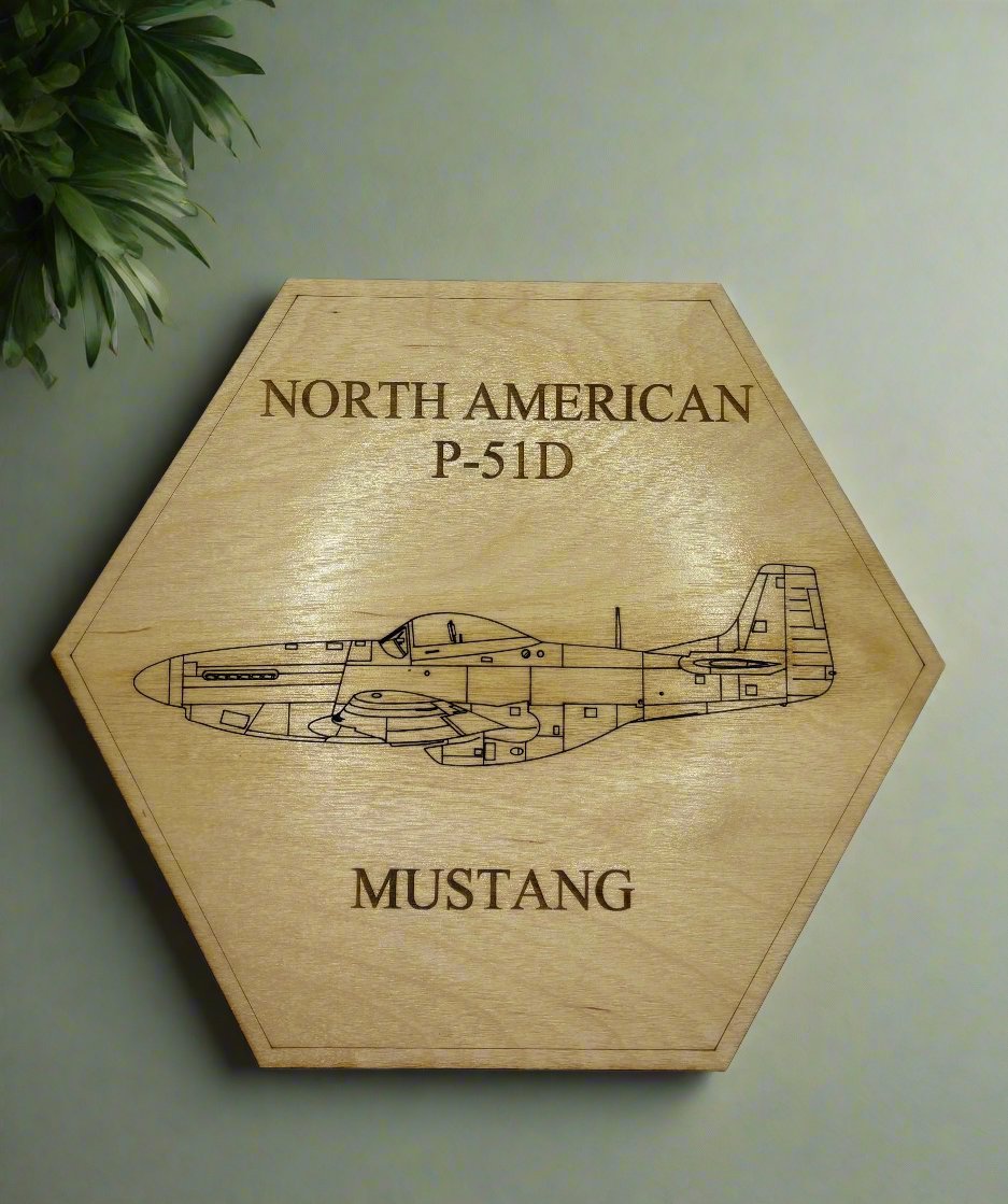 World War II American Airplane Fighter Collection Wall Art (Set of 6)