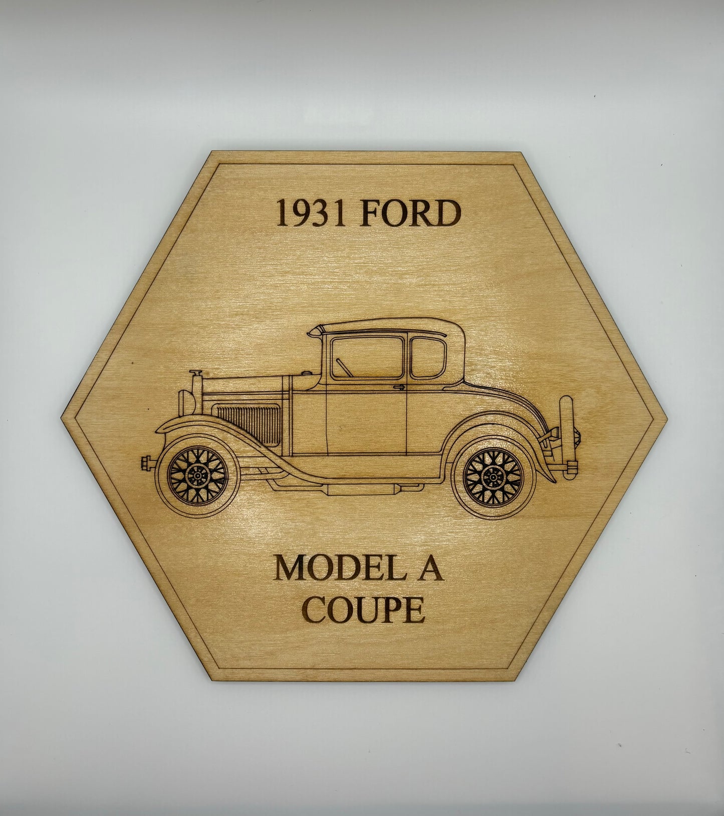 1928, 1929, 1930, 1931 Ford Model A Display or Wall Art (1 piece)