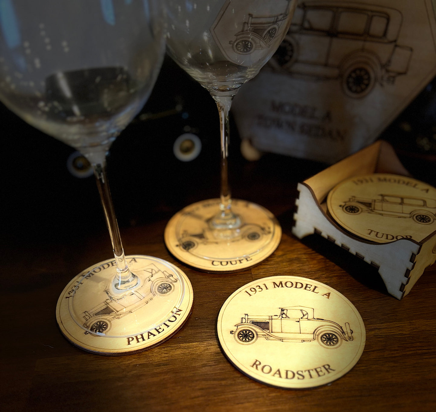 1931 Ford Model A Collection Coaster Set (Set of 6)