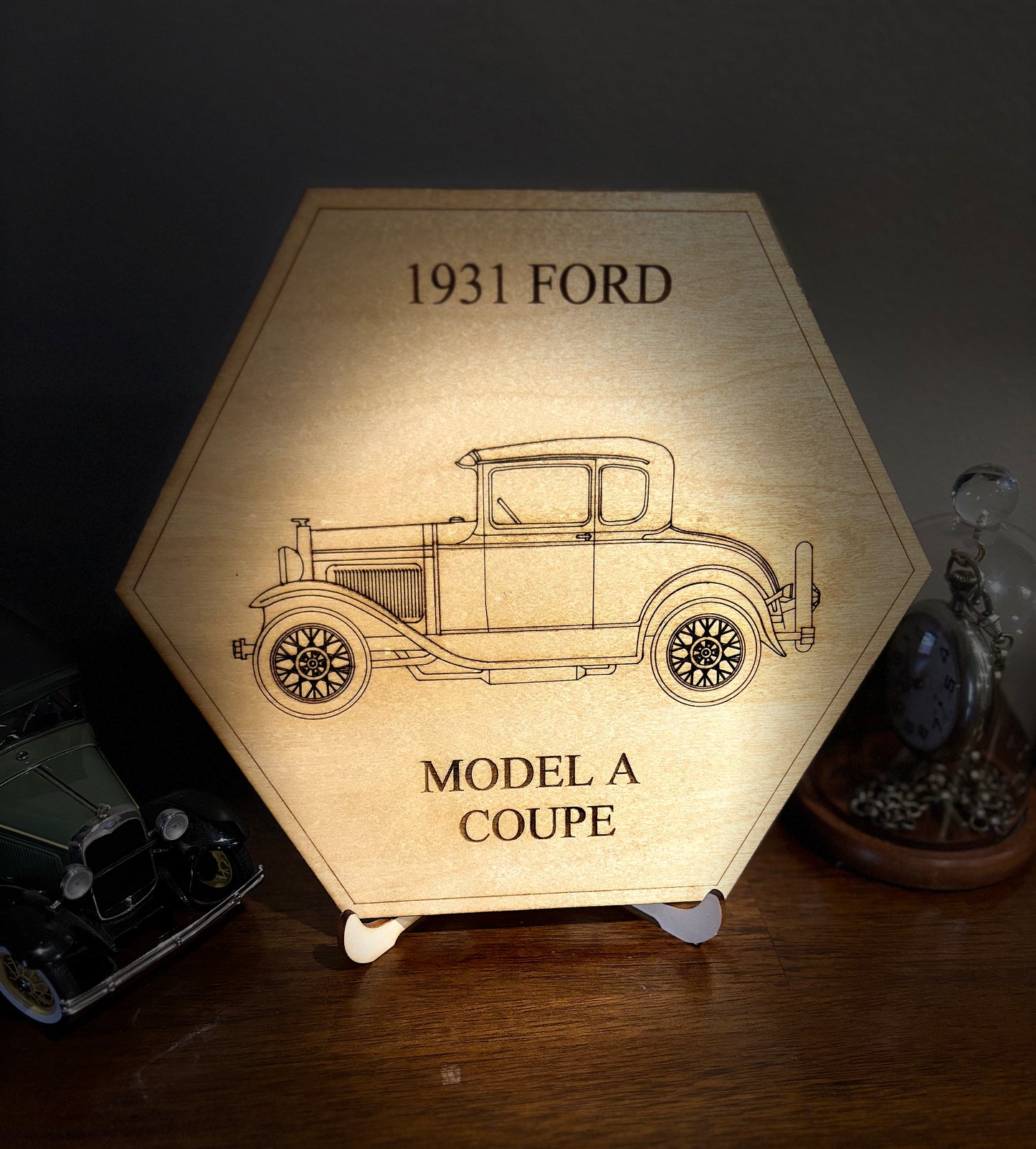 1928, 1929, 1930, 1931 Ford Model A Display or Wall Art (1 piece)