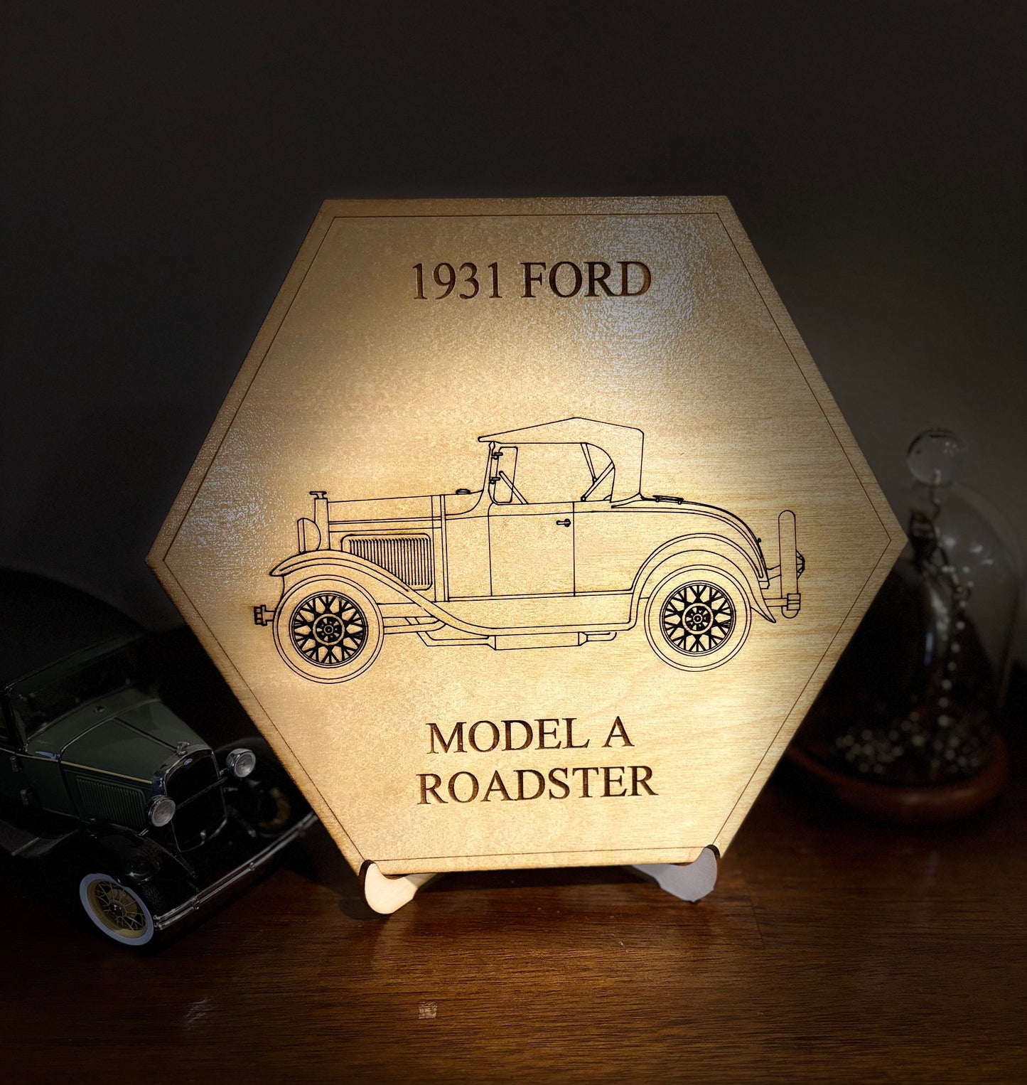1928, 1929, 1930, 1931 Ford Model A Display or Wall Art (1 piece)