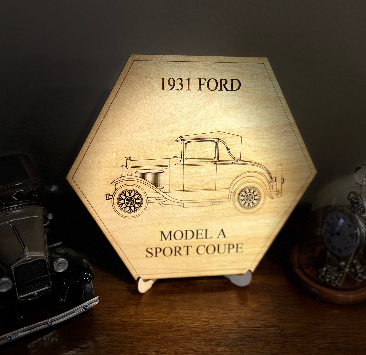 1928, 1929, 1930, 1931 Ford Model A Display or Wall Art (1 piece)