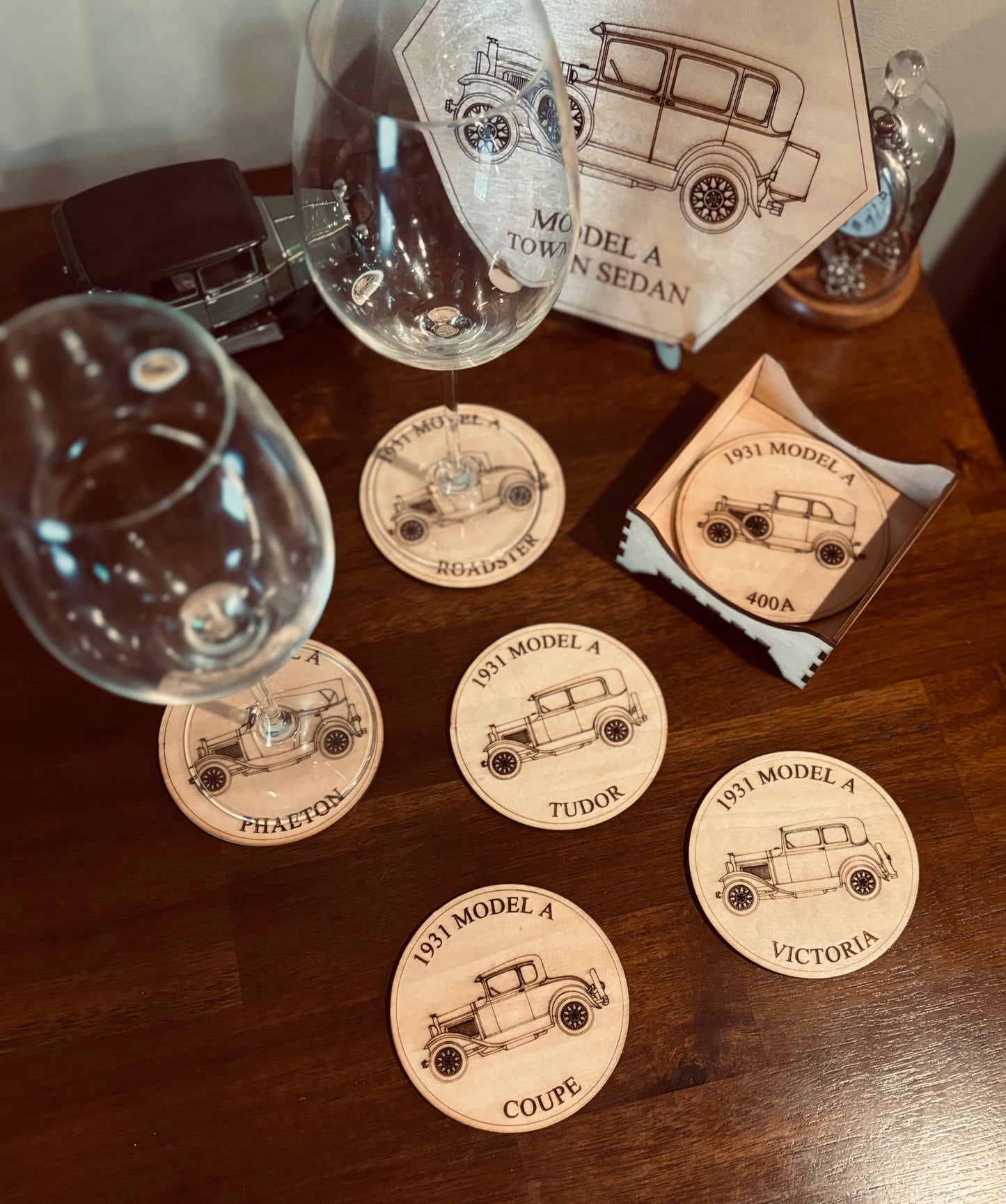 1931 Ford Model A Collection Coaster Set (Set of 6)