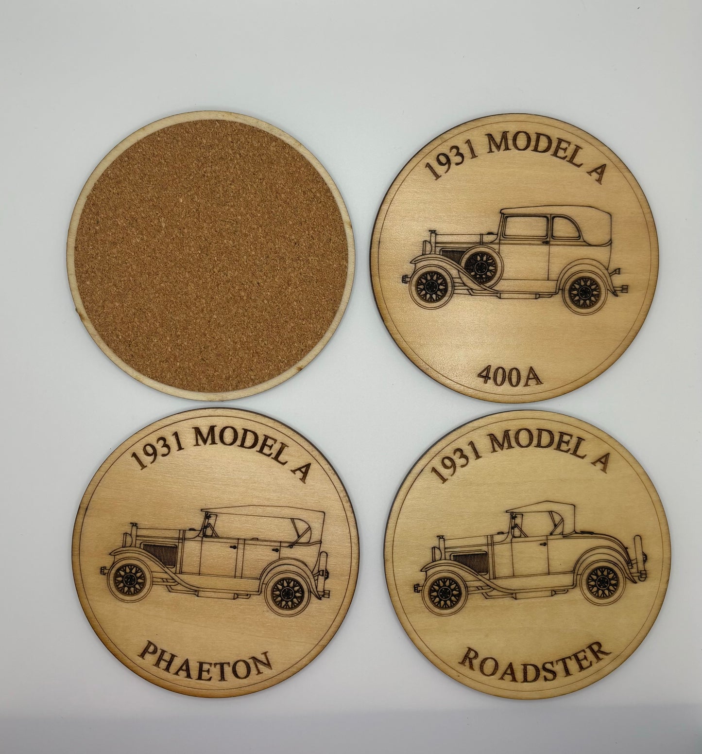 1931 Ford Model A Collection Coaster Set (Set of 6)