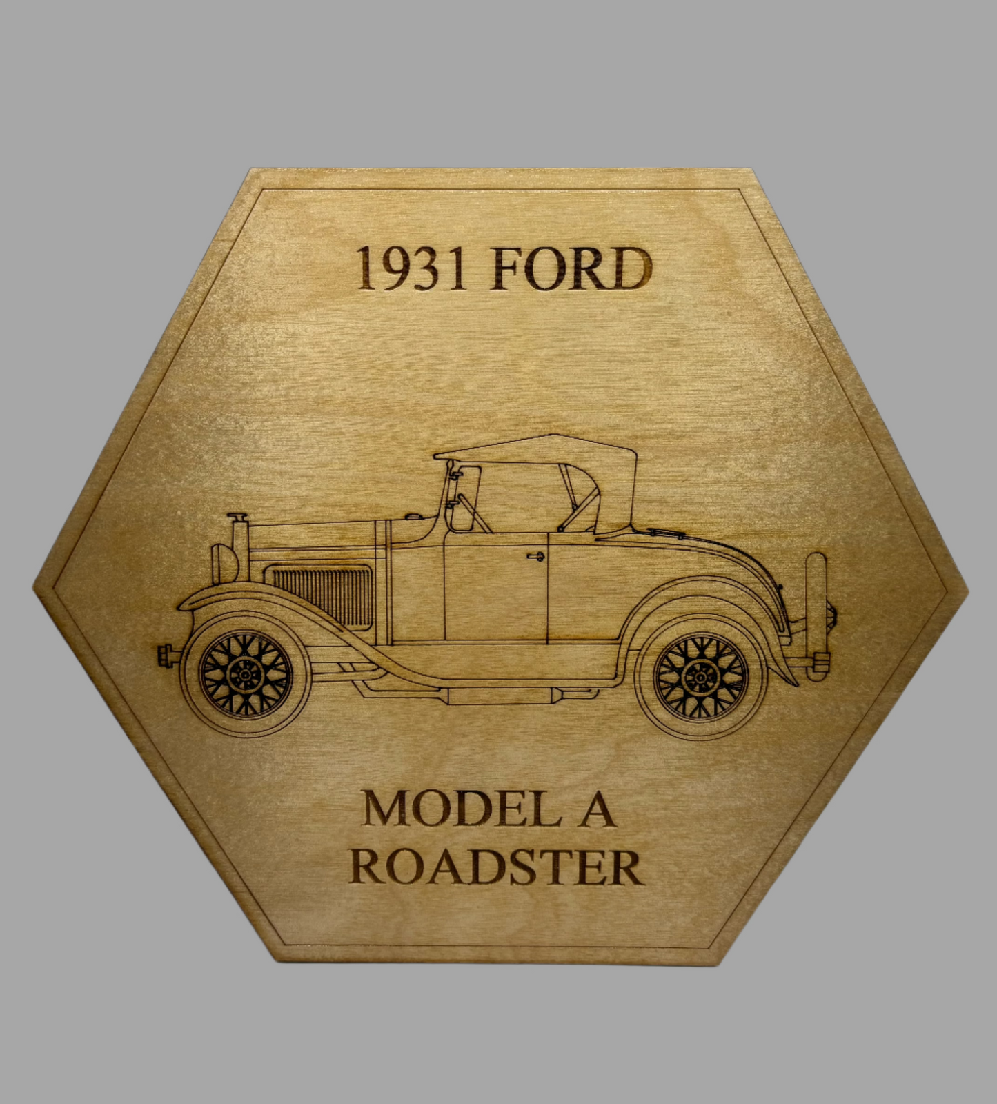 1928, 1929, 1930, 1931 Ford Model A Display or Wall Art (1 piece)