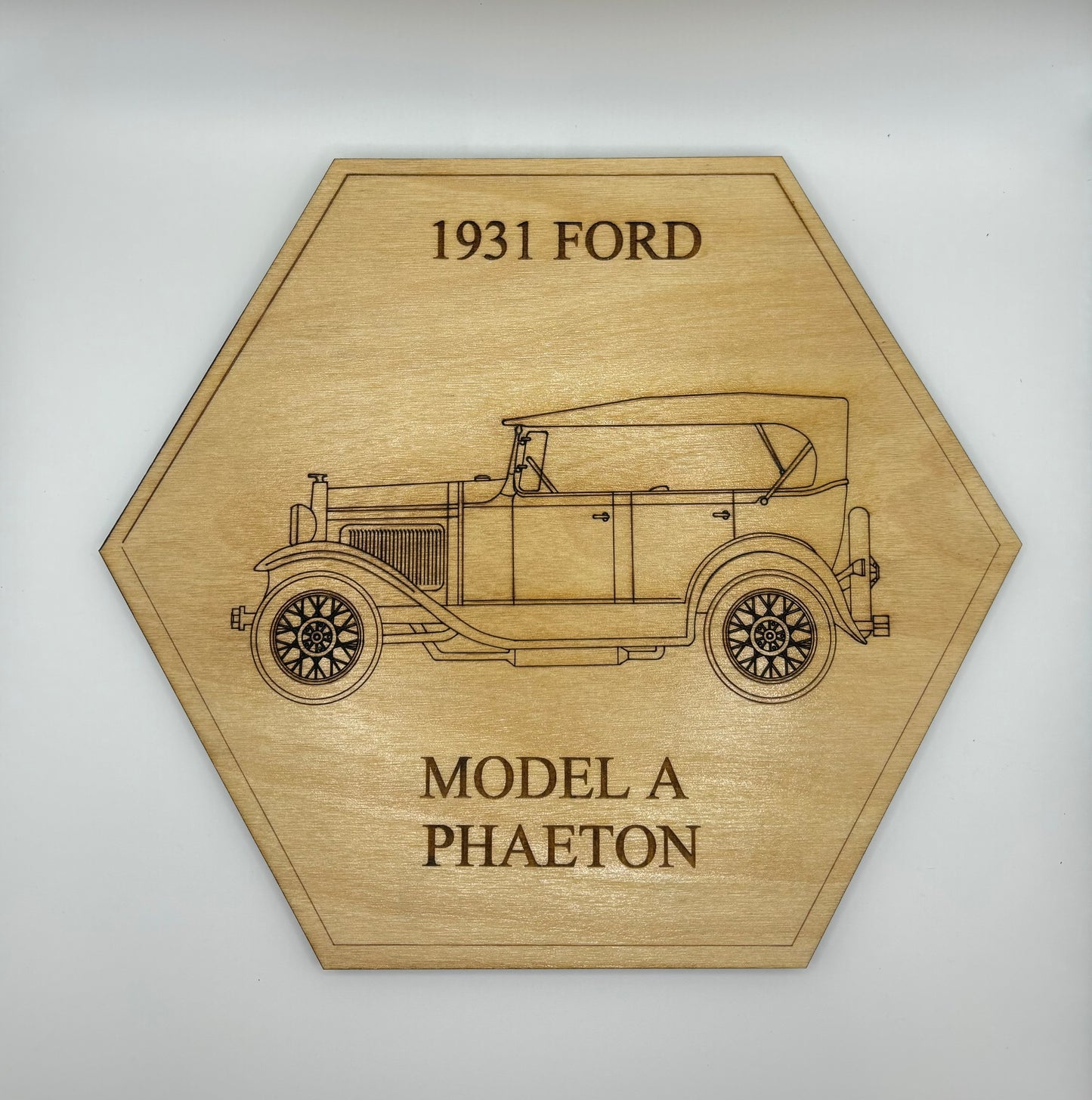 1928, 1929, 1930, 1931 Ford Model A Display or Wall Art (1 piece)